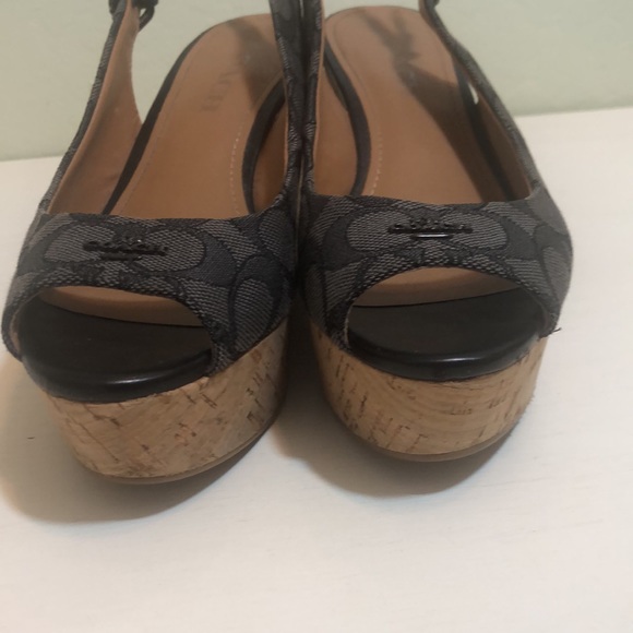 Coach wedges Size 6B. - Picture 6 of 12
